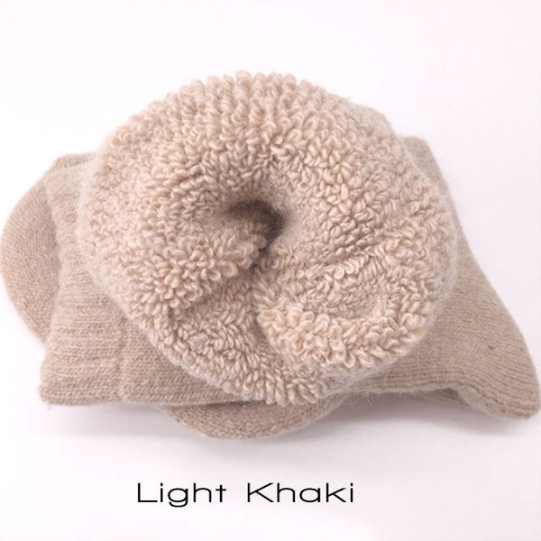 Light Khaki Super Thick Merino Wool Socks