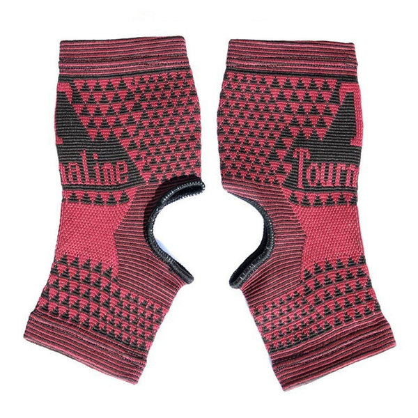 Pair of Far Infrared Tourmaline Ankle Brace Support Sleeves