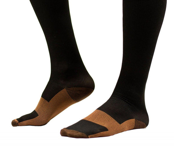 Foot of Copper Anti-Fatigue Compression Knee High Socks