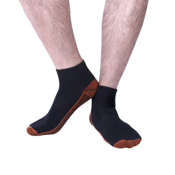 Front view Fatigue Reducing Miracle "COPPER" Ankle Socks