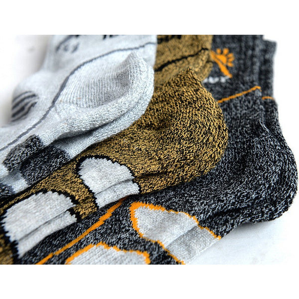 closup of heel CoolMax Thermal Socks