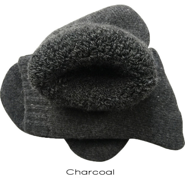 Charcoal Super Thick Merino Wool Blend Socks