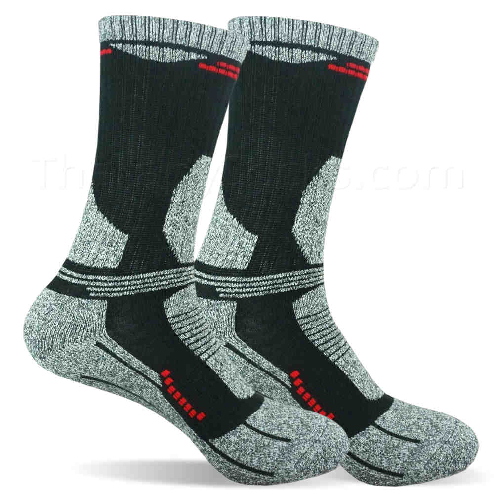 Warm Cozy Bamboo Blended Thermal Socks for Men - Black