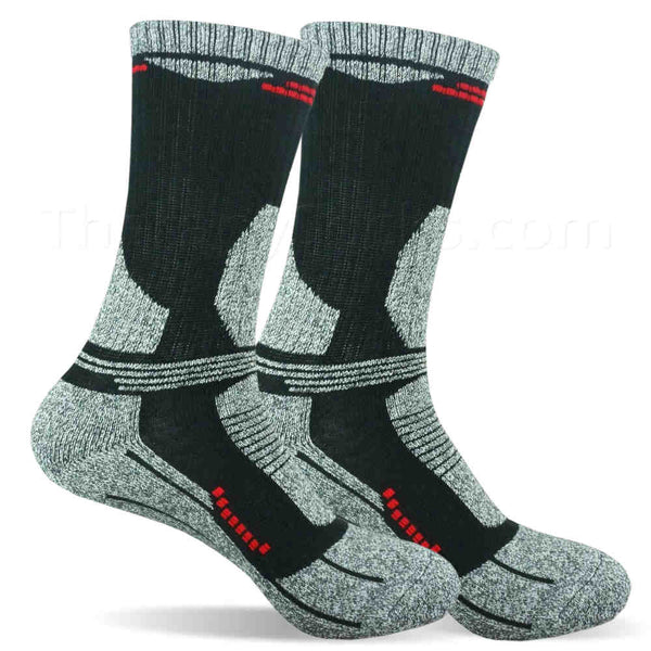 Warm Cozy Bamboo Blended Thermal Socks for Men - Black