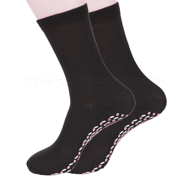 Black Tourmaline Cotton Blend Therapy Socks