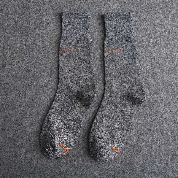 Buy Deep Gray Cotton Crew Socks Size Medium Large