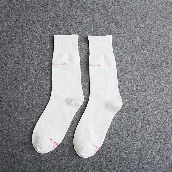 Buy White Cotton Crew Socks Size Medium Large