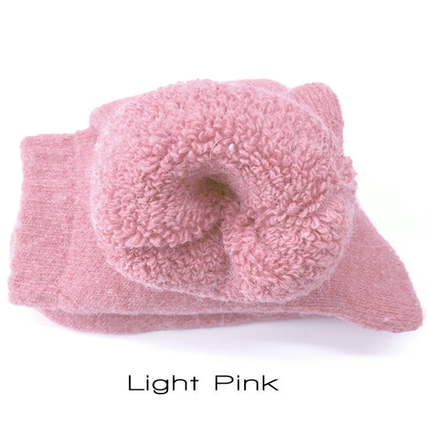 Super Thick Merino Wool Socks  light pink