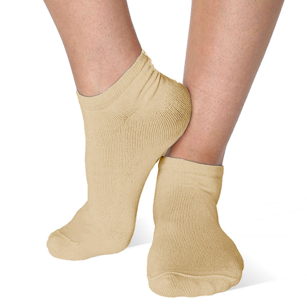 Far Infrared Circulation Ankle Socks in Nude (beige)