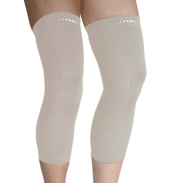 Pair of Far Infrared therapeutic Circulation Knee Bands in Beige