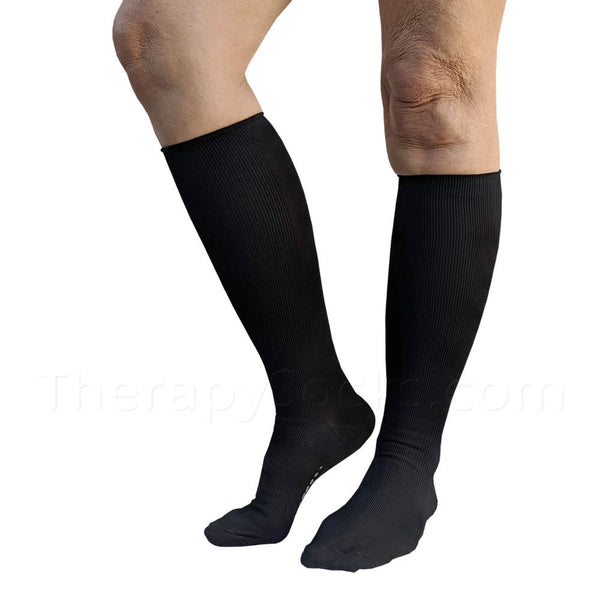 NEW Bioceramic Medical Compression Socks: 20-30 mmHg Black. buy on TherapySocks.com