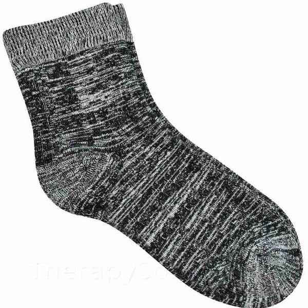 Diabetic Quarter Ankle Socks for Women Bamboo Non-Binding 