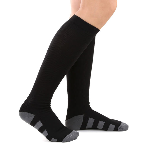 Side View Knee High Orthopedic Support Stockings