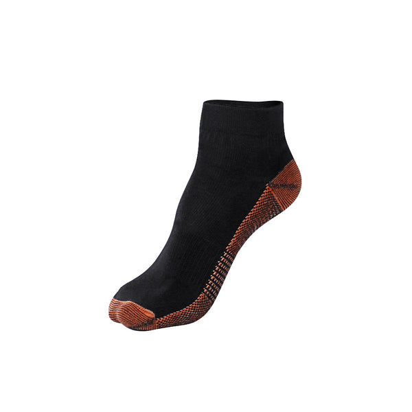 Fatigue Reducing Miracle "COPPER" Ankle Socks in Black
