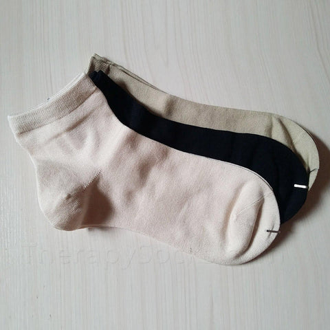 3 Colors of the Super Soft Antibacterial Silk Socks for Women