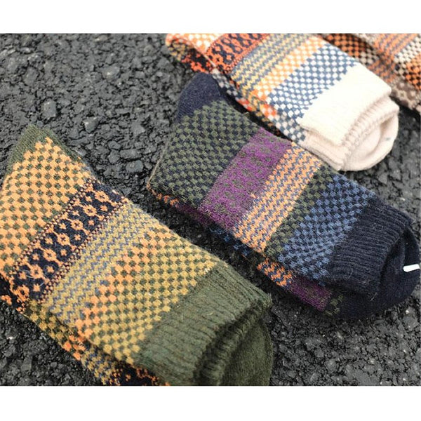 Different Colors Angora Cashmere Blend Socks