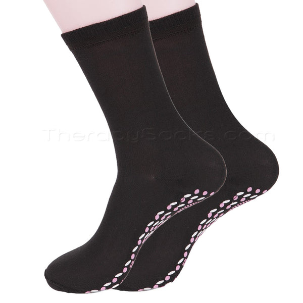 Black Tourmaline Cotton Blend Therapy Socks 