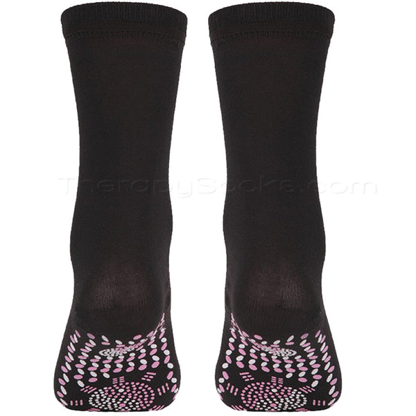 Rear View Tourmaline Cotton Blend Therapy Socks