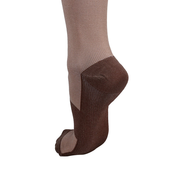 Heel and Sole Copper Anti-Fatigue Compression Knee High Socks