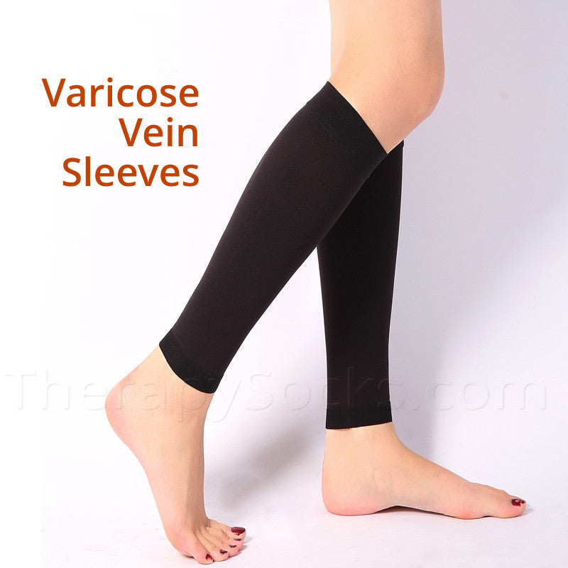Dealing with Varicose Veins - Calf Compression Sleeve for Varicose
