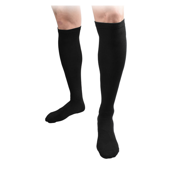 Black Unisex Knee High Compression Socks