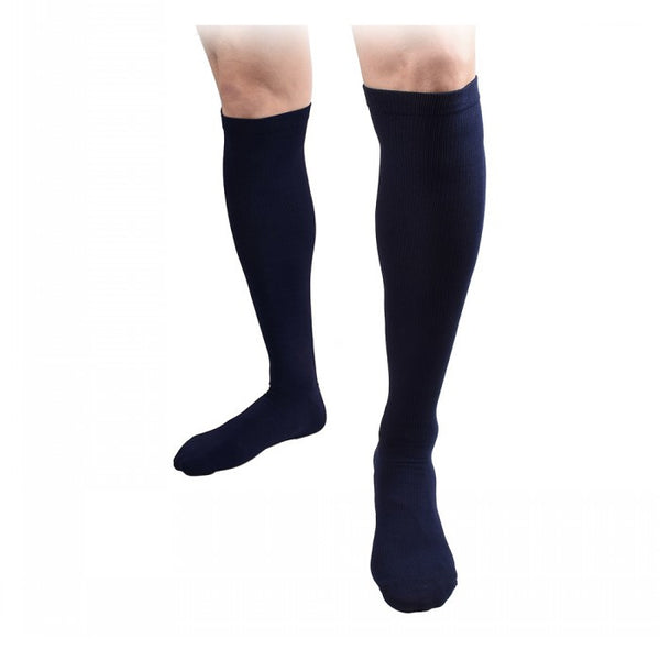 Blue Unisex Knee High Compression Socks